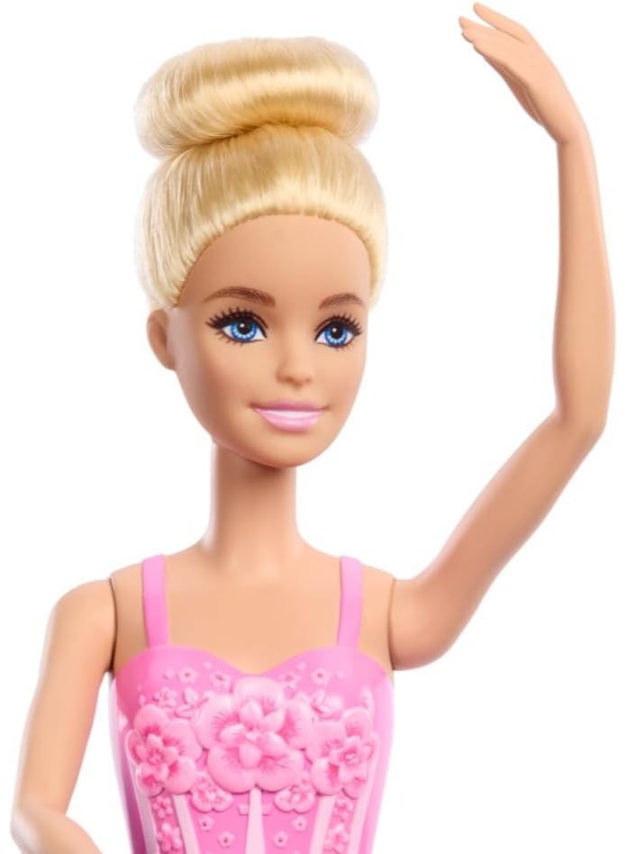 باربي Barbie Purple Ballerina Doll HRG34 – Blonde Hair Ballet Dancer with Tutu & Ballet Shoes - Image 2